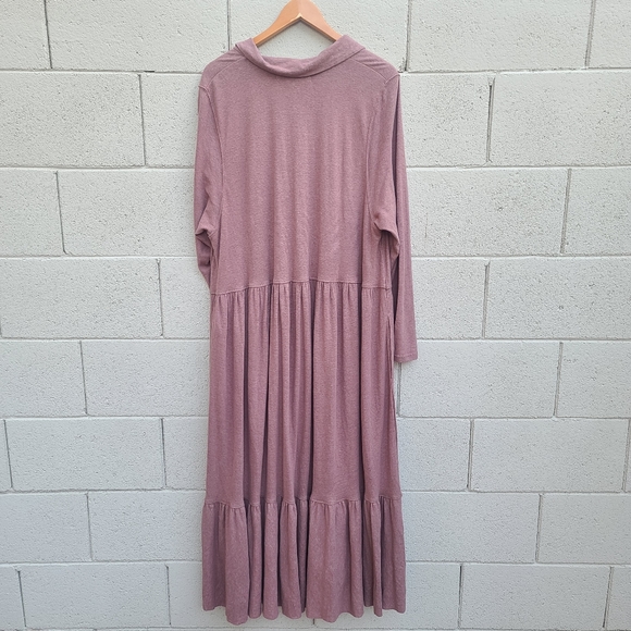 Free People Beach | Moonlight Midi Dress in Summer Sparrow Size Large - Picture 13 of 15
